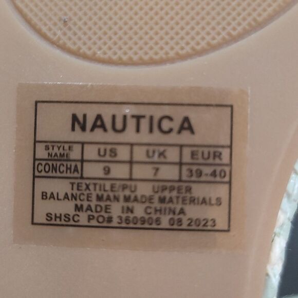 BRAND NEW NAUTICA OPEN TOE HIGH HEEL WEDGE SANDAL - Picture 14 of 15